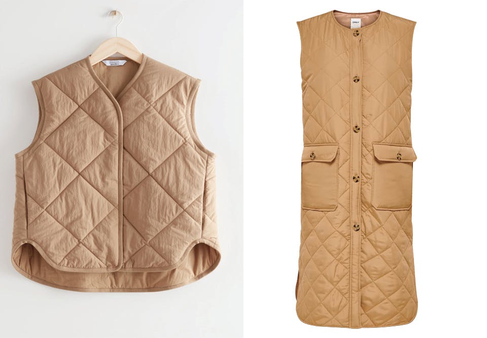 QUILTEDE VESTER &Other Stories Only quiltet vest